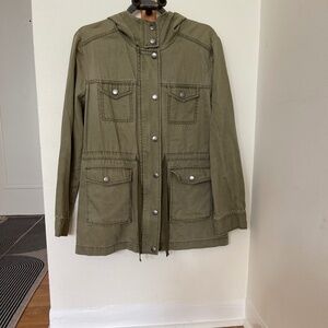 Green army jacket